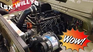 The LSX Willys and One Eye Willys at SEMA 2016 [upl. by Kazmirci171]