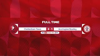 HIGHLIGHTS Cheltenham Town 21 Accrington Stanley [upl. by Nnael]