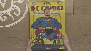 75 years of DC COMICS  Art Book  Taschen Complete Book Flip Through [upl. by Pharaoh429]