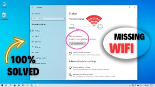 Fix Missing Wifi Option in Windows 10 Settings [upl. by Ahseneuq]