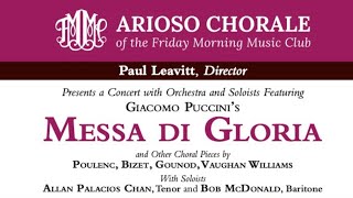 Puccini Messa di Gloria mvt 2 Gloria [upl. by Zebe]