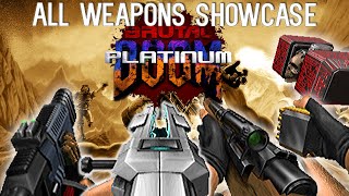 BRUTAL DOOM Platinum 41 Dev Version  All Weapons Showcase [upl. by Wills]