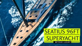 Tour the 96ft carbon superyacht Seatius from Southern Wind  Yachting World [upl. by Kciderf232]