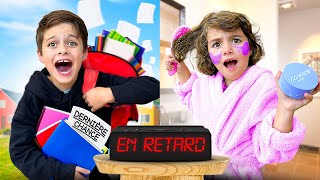 La Routine Du Matin EPIC Des Enfants  Morning Routine Extrême [upl. by Ahcsat]