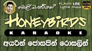 Ayarin Josapin Rosalin karaoke Without Voice අයිරින් ජොසපින් රොසලින් කැරෝකේ [upl. by Airekat217]