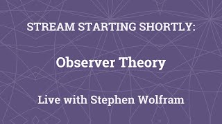 Stephen Wolfram on Observer Theory [upl. by Saimon]