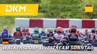 Deutsche Kart Meisterschaft 2024  Wackersdorf  Livestream Sonntag [upl. by Labannah]