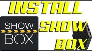 HOW TO Install the SHOW BOX app onto your Android Box  EASY WAY [upl. by Batista]