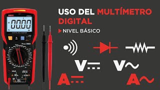 ⚡ Como usar un MULTIMETRO digital para principiantes uso del TESTER digital básico [upl. by Nnaarat883]