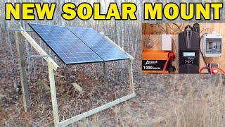 New Solar Power Panel Mount for the Off Grid Workshop [upl. by Essila]