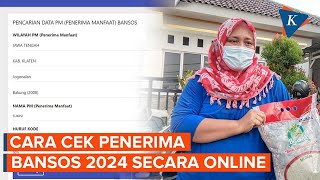 Cara Cek Penerima Bansos Tahun 2024 secara Online [upl. by Ysirhc]