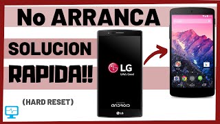 Celular LG no pasa del LOGO  Arréglalo SOLO CON 2 BOTONES [upl. by Enia]