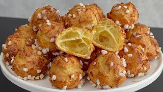 La Meilleure Recette de CHOUQUETTES Facile et Inratable  PÂTE À CHOUX 100  Réussie [upl. by Sulihpoeht997]