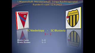 1Mannschaft Meisterschaft 3Liga Nachtragsspiel Runde 15 FC Niederbipp  SC Blustavia [upl. by Laekim]