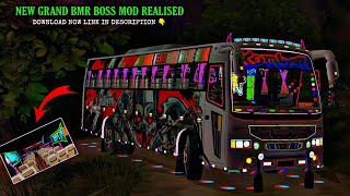 New Grand BMR Boss Mod Realised For Bussid New Komban ADHOLOKAMFull DJ LIGHT party ilaya Pushpa 🥳 [upl. by Mailliwnhoj]