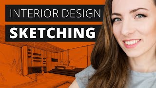 Interior Design Sketching  Complete Guide for Beginners and Pros in 2021 [upl. by Janice]