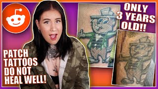 Tattoo Enthusiast Reacts To Fresh VS Healed Tattoos 4 [upl. by Arayc]