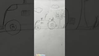 How to tractor drawing tractorvideo [upl. by Naujid977]