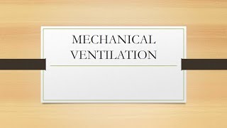 Mechanical ventilation for USMLE Step 2 CK [upl. by Paulson808]