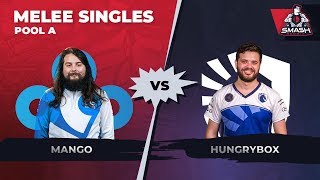 Mang0 vs Hungrybox  Melee Singles Pool B  Smash Summit 6 [upl. by Ahtivak]