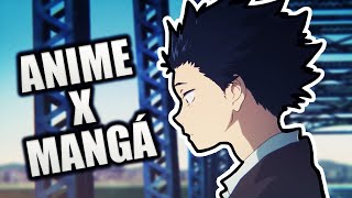 Cortaram Muita Coisa  A Voz do Silêncio Koe no Katachi  Comparação Anime x Mangá [upl. by Ennovad853]