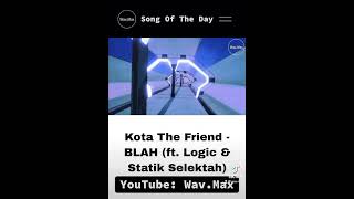 Kota The Friend  BLAH ft Logic amp Statik Selektah Anime Visualizer [upl. by Feeney601]