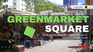 Green Market Square  Burg Street  Down Town  Walking Cape Town [upl. by Nirad]