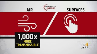 Contracting COVID From Surfaces 1000 Times Less Likely Than Air Transmission New Research Says [upl. by Leone]