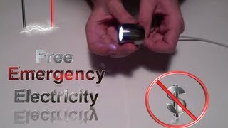 How to Get a Free Source of Emergency Electricity [upl. by Aprile]