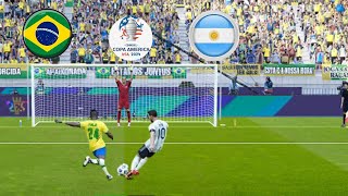 Brazil vs Argentina Copa America 2024 [upl. by Benedikt]