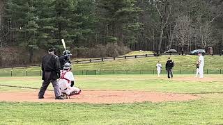 3 strikeouts Vs Trinity Pawling 4624 [upl. by Ajin]