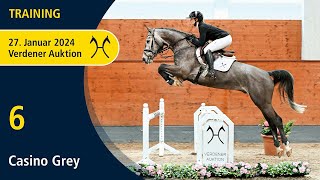 Verden Auction Online Jan 27  Training  No 6 Casino Grey by Casino Berlin  As di Villagana [upl. by Acinnod]