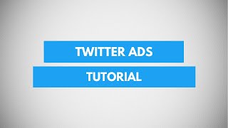 Learn How To Create Twitter Ads  Beginners Guide To Advertising on Twitter [upl. by Lucic]