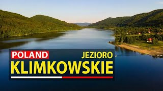 🇵🇱 Jezioro Klimkowskie  Klimkówka z drona Polska  4K [upl. by Floss]