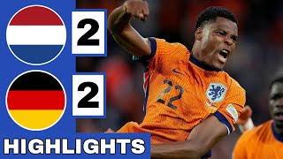 🟠Netherlands vs Germany 22 Extended HIGHLIGHTS  UEFA Nations League [upl. by Vharat]