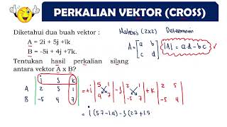 PERKALIAN SILANG CROSS PRODUCT VEKTOR  FISIKA SMA KELAS 10 [upl. by Fuhrman]