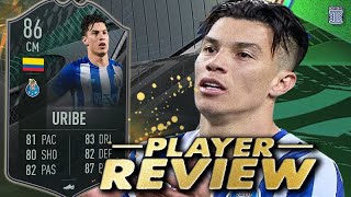 86 FOUNDATIONS URIBE PLAYER REVIEW FOUNDATION URIBE OBJECTIVE  FIFA 22 ULTIMATE TEAM [upl. by Ellehsor]