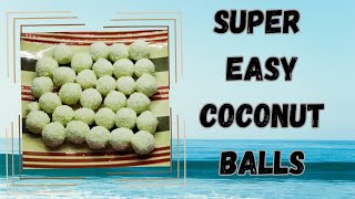 4 INGREDIENTS RAFFAELLO  4 ingredients coconut balls no condensed milk [upl. by Eemaj]