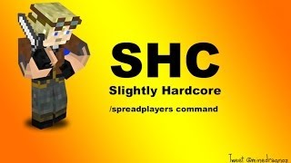 How to use the Spreadplayers Command in Minecraft Slightly Hardcore Vanilla Server Mode [upl. by Hsilgne]