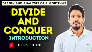 Divide and Conquer in Algorithms  GATECSE  DAA [upl. by Firestone]