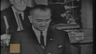 President Lyndon Johnson  Address to Congress [upl. by Nongim898]