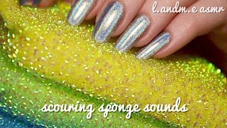 ASMR 💆  scratching scouring sponge sounds in your ears  45MINS  no talking 🤐 [upl. by Russell]