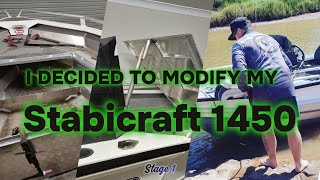 STABICRAFT 1450  DIY cast deck build [upl. by Thorwald]