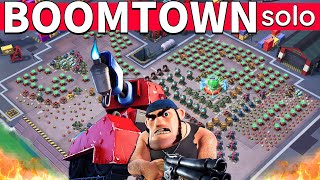 BOOMTOWN a SOLO HOW 😳 Watch this great attack BOOM BEACH best operation strategygameplaytips [upl. by Niveek]