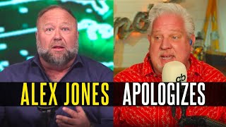 quotI Was Probably Drunkquot Alex Jones APOLOGIZES for Calling Glenn Beck a CIA Agent [upl. by Dowdell]