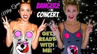 Get Ready With Me  Miley Cyrus BANGERZ Concert ♥ Makeup Hair amp Outfit [upl. by Eliezer]