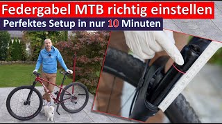 Federgabel richtig einstellen – perfektes Setup in nur 10 Minuten Rock Shox [upl. by Noraf133]