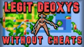 How to get Obedient Deoxys in Pokemon Emerald WITHOUT CHEATS [upl. by Snook]