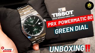 TISSOT WATCH PRX POWERMATIC 80 UNBOXING ‼️ [upl. by Schmidt]