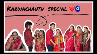 Karwachauth special ❤️🧿 [upl. by Nylauqcaj229]